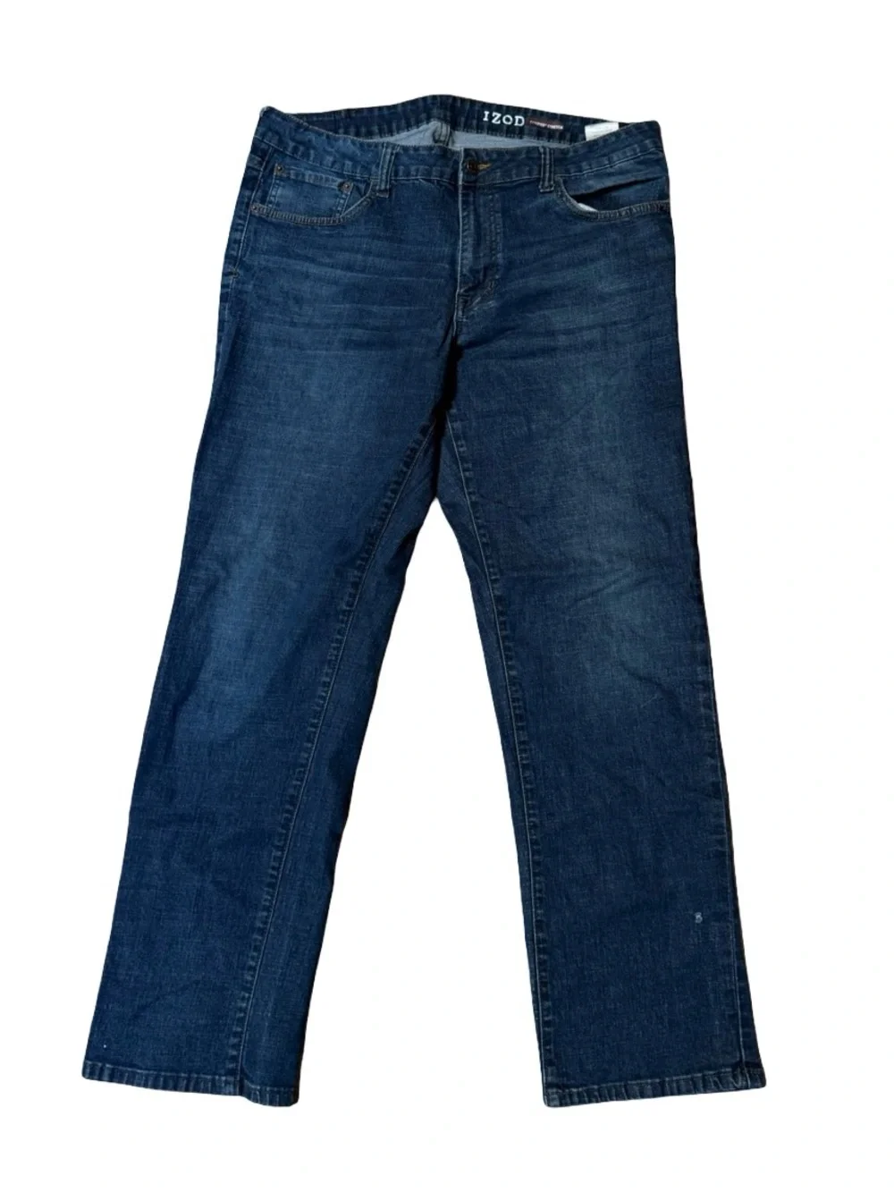 Izod Men's Navy Straight-Leg Jeans